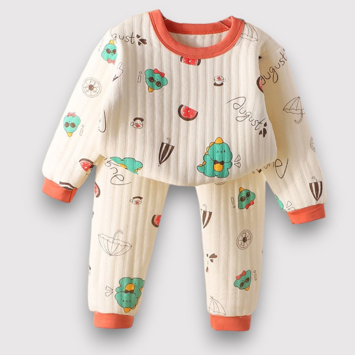 Kids Pajama Set-Pink